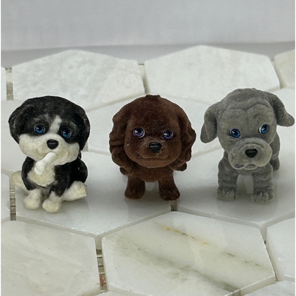 Puppy In My Pocket Collectable Mini Figures 6 Total - Picture 3 of 6